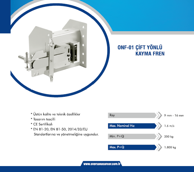 &Ouml;NERSAN &Ccedil;İFT Y&Ouml;NL&Uuml; FREN