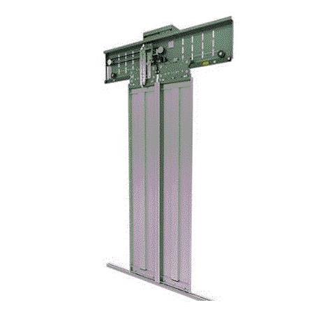 Quattrodoor Asansör Kabin Kapısı | Merkezi, 2 Panel