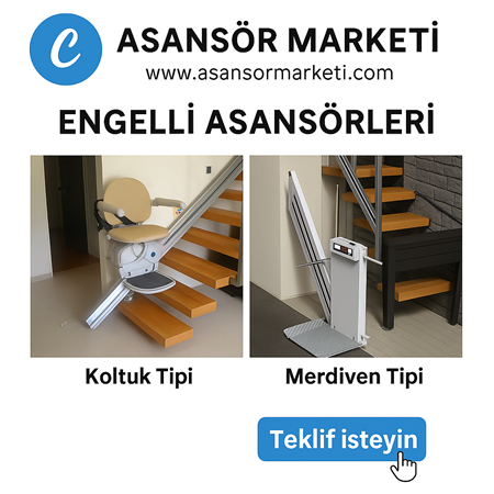 Engelli Asansörleri | Koltuk Tipi-Merdiven Tipi